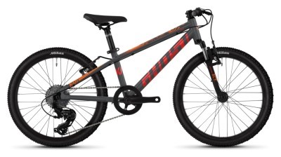 Велосипед Ghost Kato Essential 20", рама one-size, серо-оранжевый, 2021