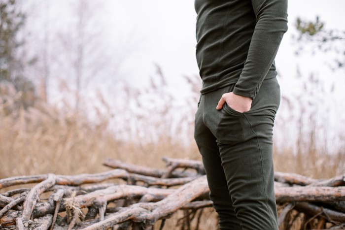 Термобелье мужское Tribe Microfleece (футболка+штаны) T-KA-0015-olive, T-KA-0015-olive-2XL