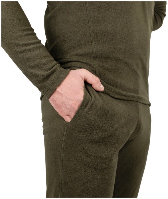 Термобелье мужское Tribe Microfleece (футболка+штаны) T-KA-0015-olive, T-KA-0015-olive-2XL