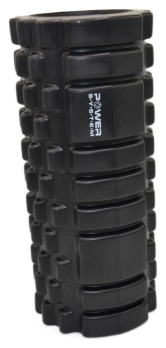 Масажні ролики Power System PS-4050 Fitness Foam Roller Black/Orange (33x15см.)
