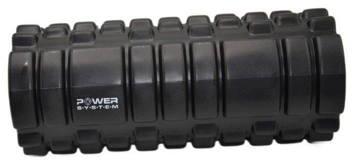 Масажні ролики Power System PS-4050 Fitness Foam Roller Black/Orange (33x15см.)