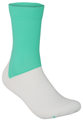 Шкарпетки велосипедні POC Essential Road Sock, Fluorite Green/Hydrogen White, S