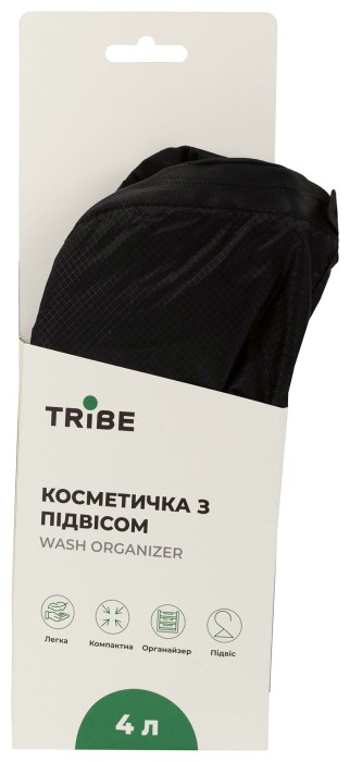 Косметичка Tribe Wash Organizer з підвісом T-IZ-0019-black, укр, укр