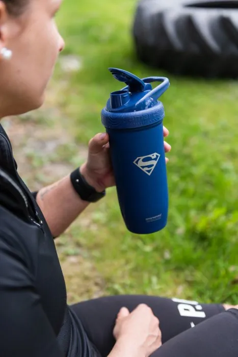 Шейкер спортивний SmartShake Reforce 900ml DC Superman