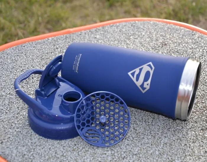 Шейкер спортивний SmartShake Reforce 900ml DC Superman