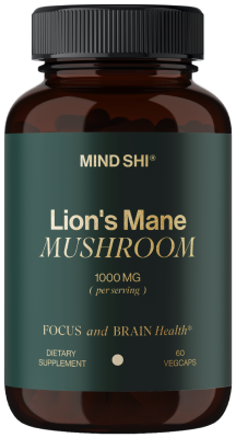 Lion's Mane Mushroom 1000 mg - 60 vegcaps (Поврежденная крышка)