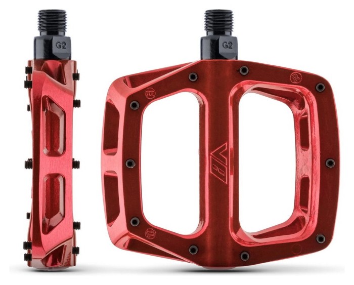 Педалі DMR V8 V2 ED Red (червоний металік)