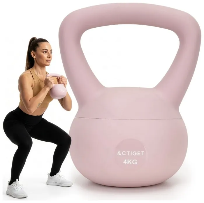 Гиря м'яка Actiget 4 кг для фітнесу ACT0063 Pink