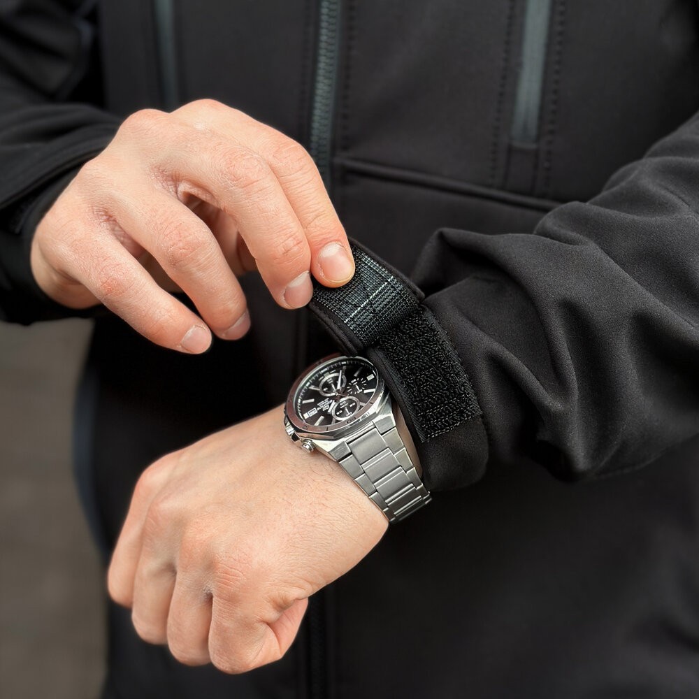 Чорно-сіра демісезонна чоловіча куртка S з капюшоном Pobedov Setup, укр, укр