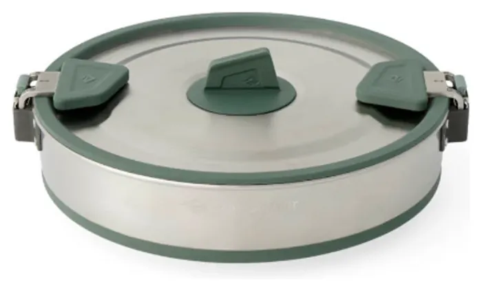 Каструля складана Sea to Summit Detour Stainless Steel Collapsible Pot 3 L, Laurel Wreath Green