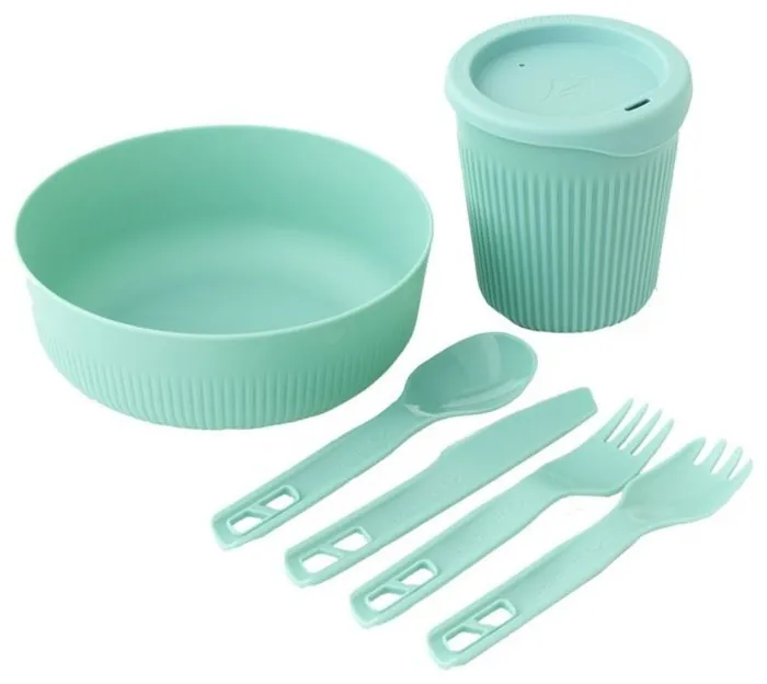 Набор посуды Sea to Summit Passage Dinnerware Set, 1P, 6 Piece, Aqua Sea Blue