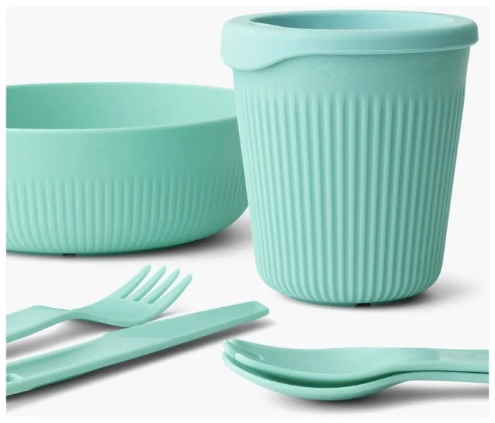 Набор посуды Sea to Summit Passage Dinnerware Set, 1P, 6 Piece, Aqua Sea Blue