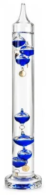 Термометр Галілея Moller 42 cm 6 balls Blue/Gold (106331)