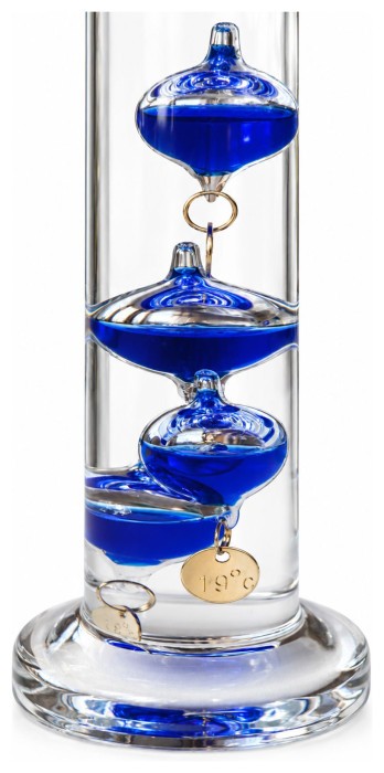 Термометр Галілея Moller 42 cm 6 balls Blue/Gold (106331)