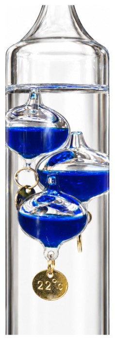Термометр Галілея Moller 42 cm 6 balls Blue/Gold (106331)