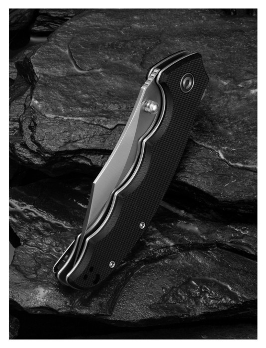Ніж складаний туристичний Civivi Pentad (8.8 см) Nitro-V / G10 чорний