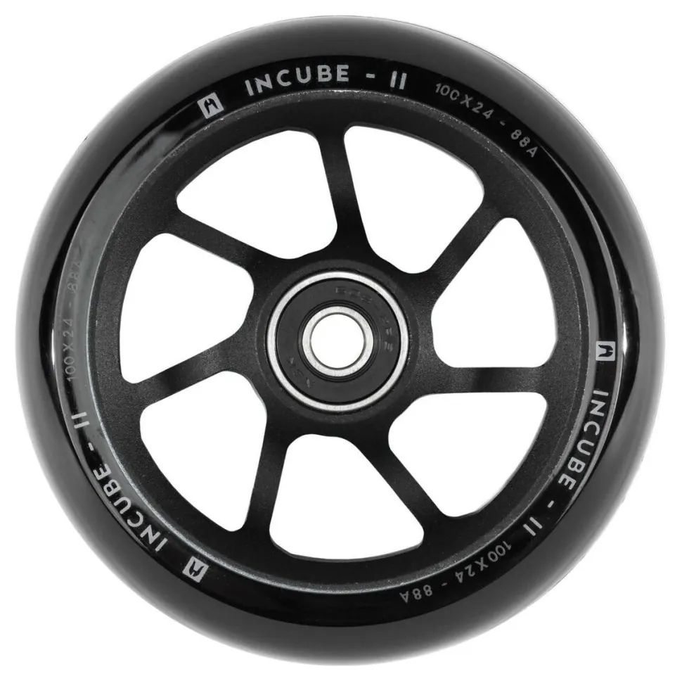 Колесо для трюкового самокату Ethic Incube V2 Pro 100мм x 24мм - Black (Колесо для трюкового самокату Ethic Incube V2 Pro 100 мм x 24 мм.)