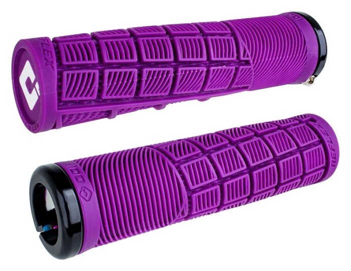 Грипси ODI Reflex v2.1 Lock-On MTB Closed End 135mm Purple, укр, укр