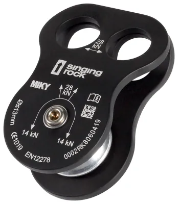 Блок-ролик Singing Rock Pulley Miky, Black, р.