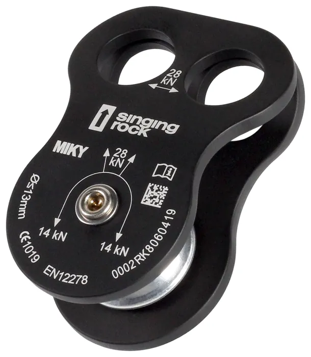 Блок-ролик Singing Rock Pulley Miky, Black, р.