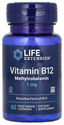 Vitamin B12 Methylcobalamin 1 mg - 60 vcaps