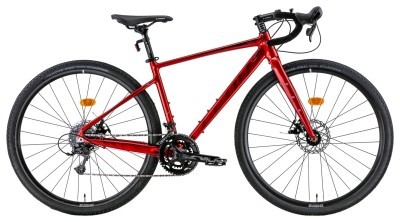 Велосипед 28" Leon GR-90 DD 2022 (красный с черным) (красный с черным)