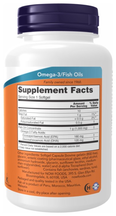 Omega-3 Enteric - 90 sgels