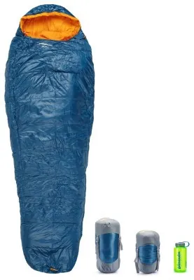 Спальний мішок Pinguin Micra (6/1°C), 185 см - Left Zip, Blue (PNG 230154) 2020