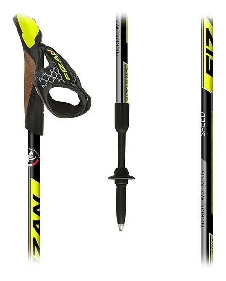 Палки для скандинавської ходьби Fizan ( S20 7522 ) NW SPEED YELLOW 2024