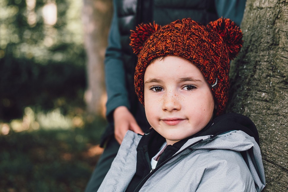 Шапка водонепроникна дитяча Dexshell (DH572TR), помаранчева, укр, укр