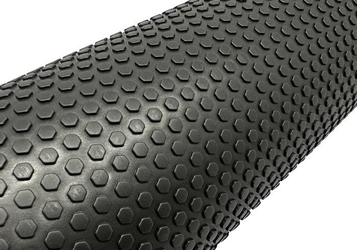 Масажний ролик EasyFit Foam Roller 60 см Чорний