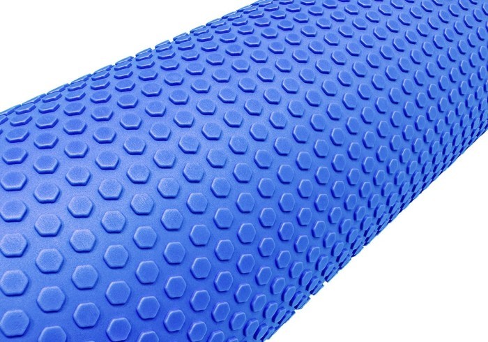 Масажний ролик EasyFit Foam Roller 60 см Чорний