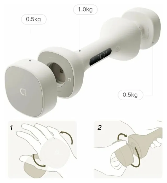 Умные гантели Xiaomi Mijia Intelligent Dumbbell Light Green