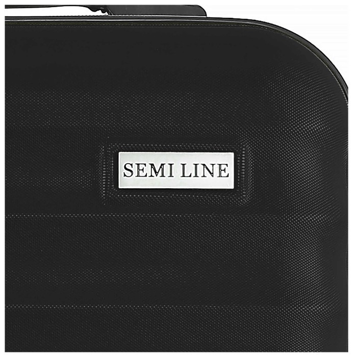 Валіза Semi Line 24" (M) Black (T5634-2)