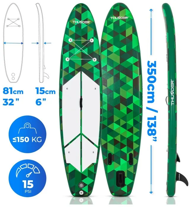 Надувна SUP дошка (Сапборд) THUNDER CAMO 350