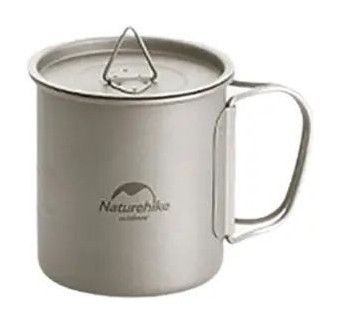 Кружка титанова з ручкою 600 мл Naturehike NH20CJ005