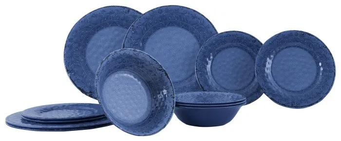 Сервиз столовый Gimex Tableware Stone 12 Pieces 4 Person Azure (6917104)