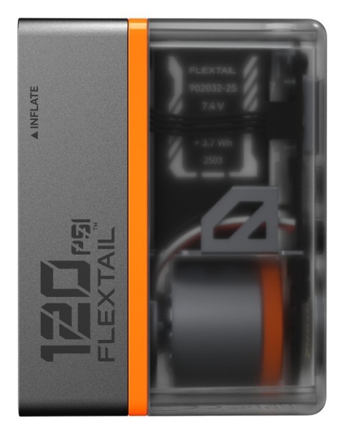 Велосипедний міні насос-задня фара Flextail Tiny Tire Pump ACS, чорний