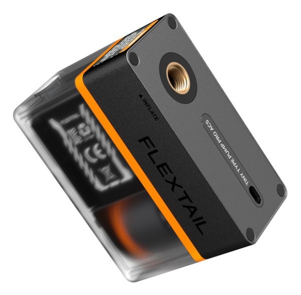 Велосипедний міні насос-задня фара Flextail Tiny Tire Pump ACS, чорний, укр, укр