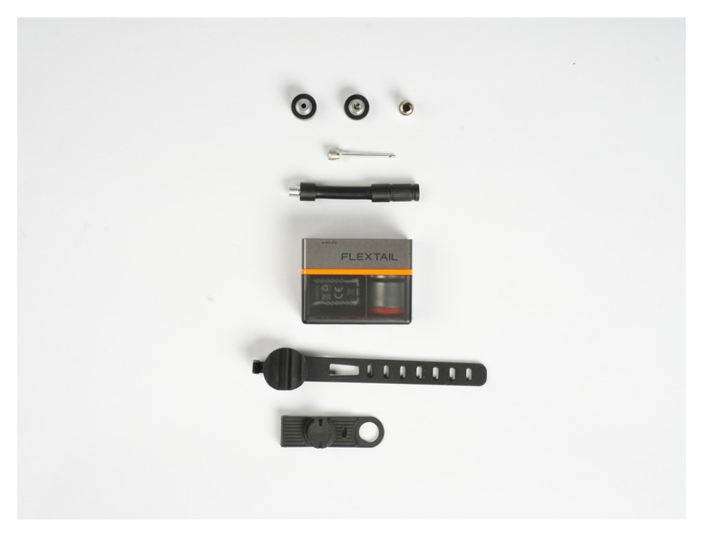 Велосипедний міні насос-задня фара Flextail Tiny Tire Pump ACS, чорний, укр, укр