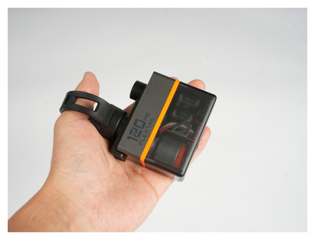 Велосипедний міні насос-задня фара Flextail Tiny Tire Pump ACS, чорний, укр, укр