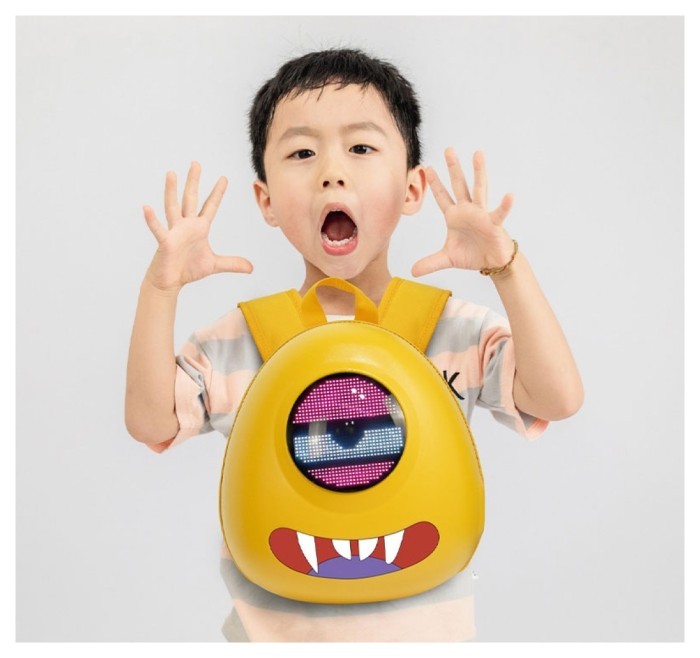 Рюкзак Sobi Pixel Eye SB9706 Yellow з LED екраном