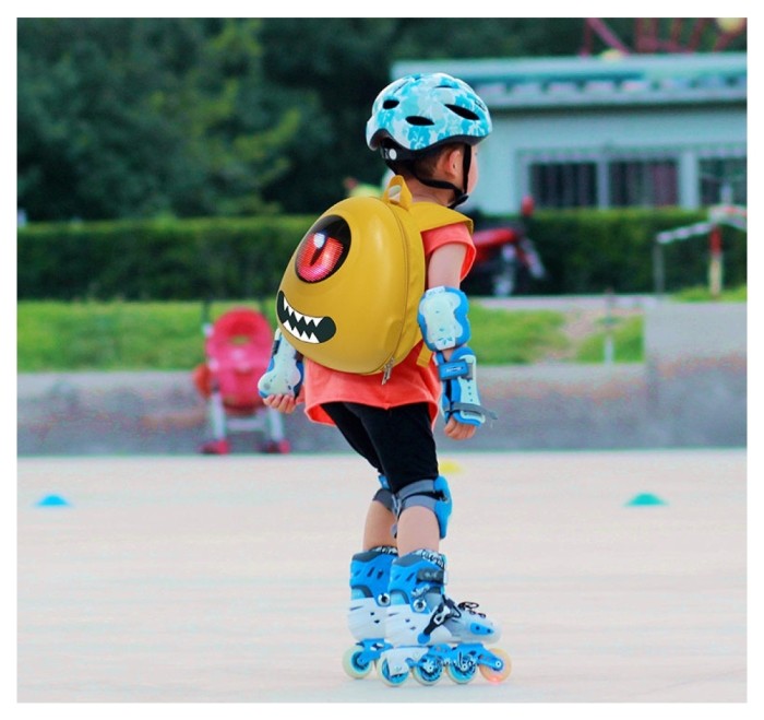 Рюкзак Sobi Pixel Eye SB9706 Yellow з LED екраном