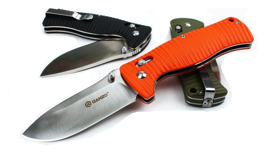 Нiж складаний Ganzo G720-O помаранчевий