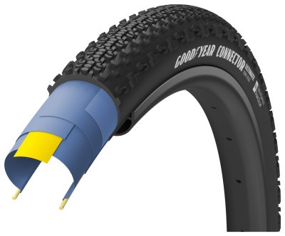 Покрышка 700x45 (45-622) GoodYear Connector Tubeless Ready Folding Black, 60tpi