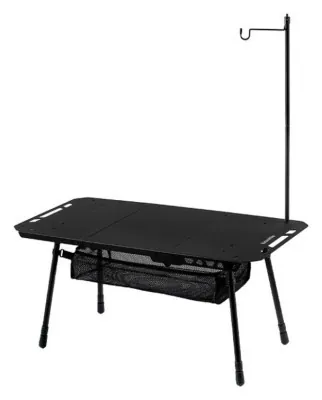 Складаний стіл Naturehike CNK2450JJ025, 80х40 см, алюміній, чорний