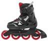 Комплект роликовые коньки Rollerblade Microblade black-red + защита Фото - 3