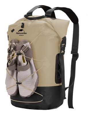 Рюкзак водонепроникний Naturehike NH21FSB04, 40л, бежевий