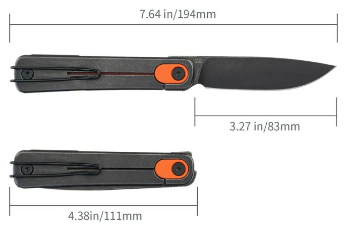 Ніж складаний SRM Palfrey 135L-GJ, червоний, укр, укр