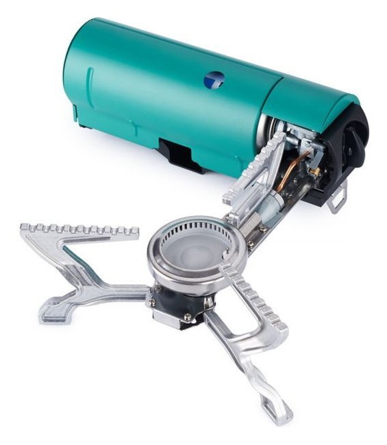 Газовий пальник BRS-99b бірюзовий, укр, укр